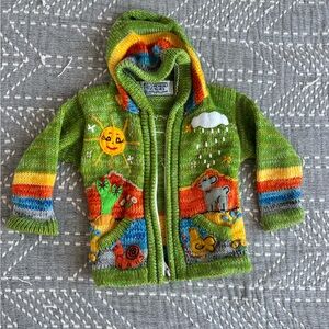 Colorful Kids Hoodie with Fun Animal Design